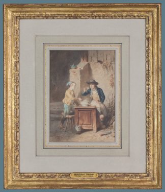 Tasting the Soup FRAMED (Gustave David)