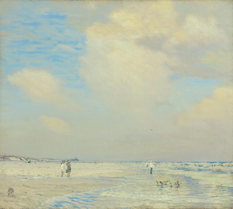 People on the Beach (Richard Blossom Farley)