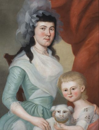 Mrs. William Hughes and her Daughter Anna (Charles Peale Polk)