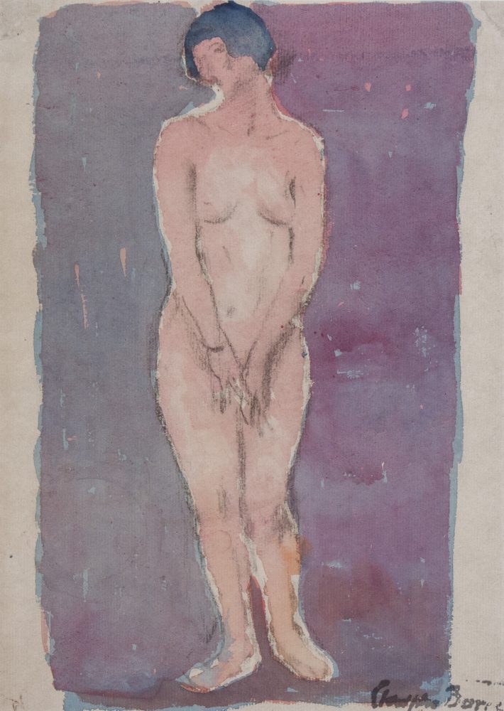 Standing Female Nude (Adolphe Borie)