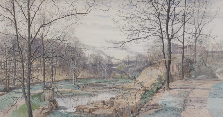 View from Gayley Street, Media PA (Charles Lewis Fussell)