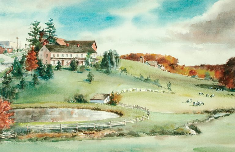 Strunk Family Farm, Stroudsburg, Pennsylvania (Ranulph Bye)