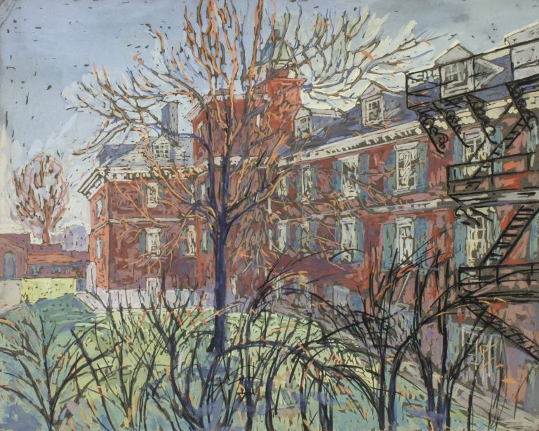 Courtyard at Pennsylvania Hospital (Edythe Ferris)