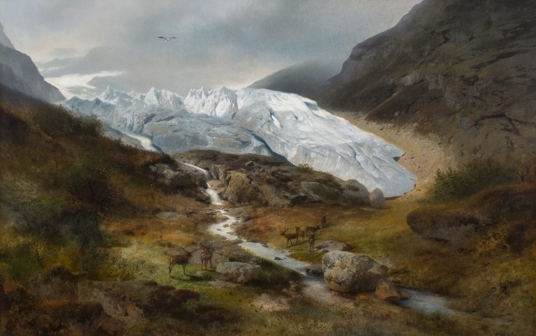 Landscape with Glacier (Herman Herzog)