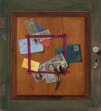 Letter Rack with Picture of Song-Win Tate (Gayle Blair Tate)